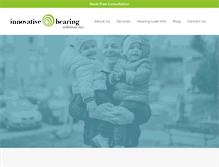 Tablet Screenshot of hearingservices.ca